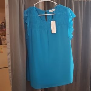 Blue Calvin klien blouse XL